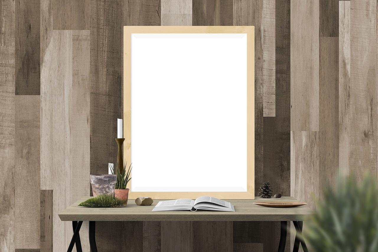 Verschillende wandbekledingen optie met hout, tegels, behang en natuursteen als voorbeelden voor muurafwerking in huis